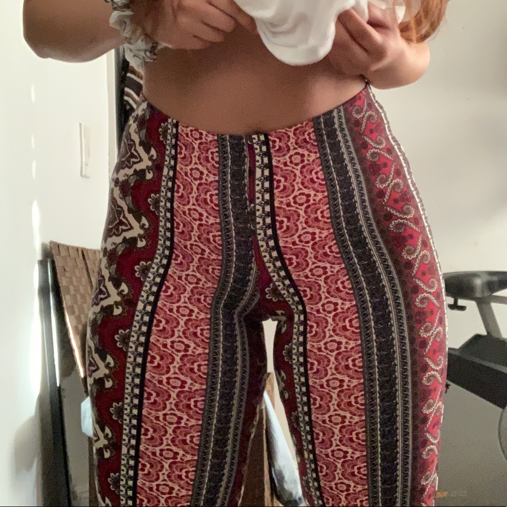 Flared Print Leggings